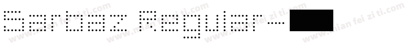 Sarbaz Regular字体转换